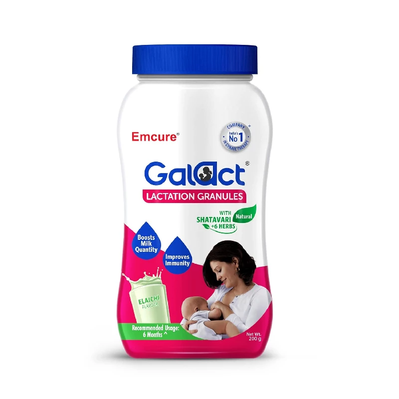 Galact Granules- Lactation Supplement with Shatavari to increase breast milk, 200 g-1.webp